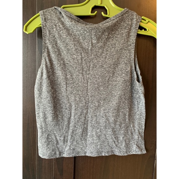 Grey Crop Top - Picture 2 of 3